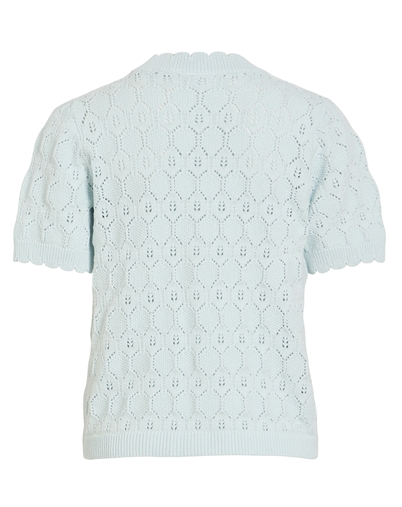 Vila - VILOwen Pointelle Strik - Nantucket Breeze 